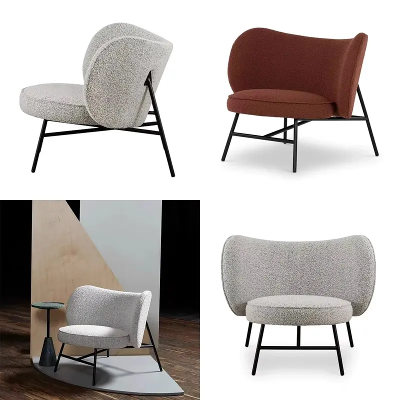 Home Office Industrial Design - Modern Industrial Single Sofa Chair Light
