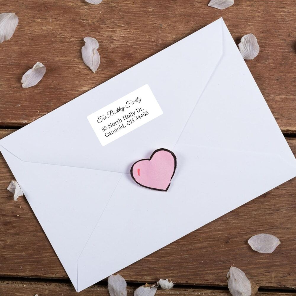 Custom White Personalized Retu - Address Home Office recension och pris