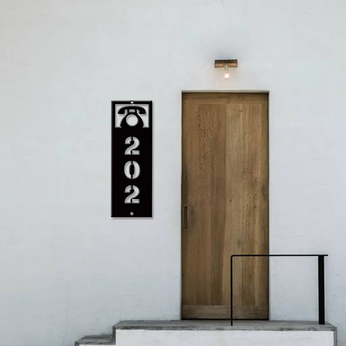 1Pc Custom modern Metal Street - Address Home Office recension och pris
