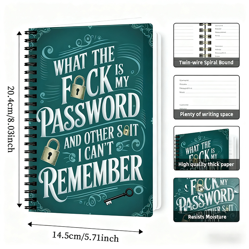 1 Simple Password Book, Hardco - Address Home Office recension och pris