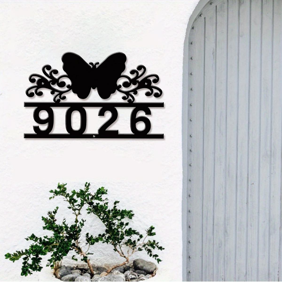 1Pc Custom butterfly Metal Str - Address Home Office recension och pris