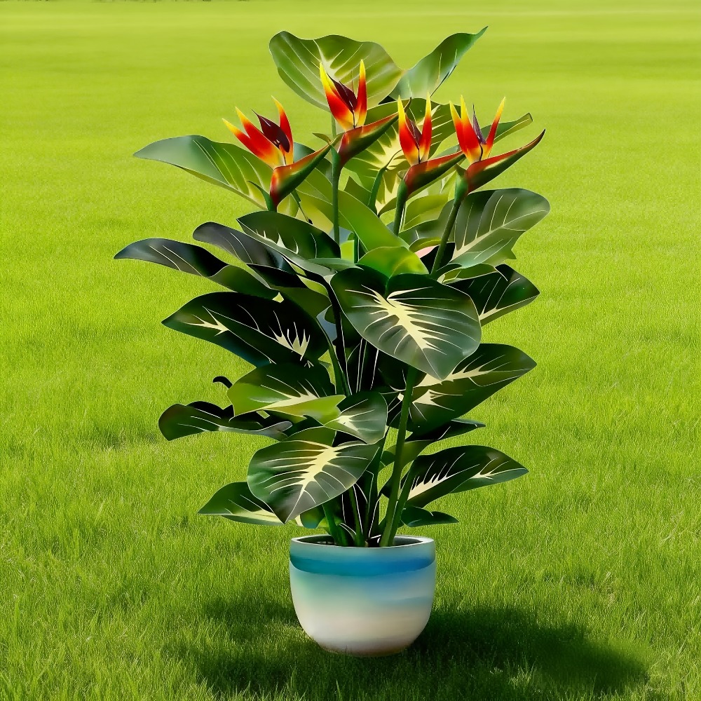Artificial Bird of Paradise an - Home Office Call Center recension och pris