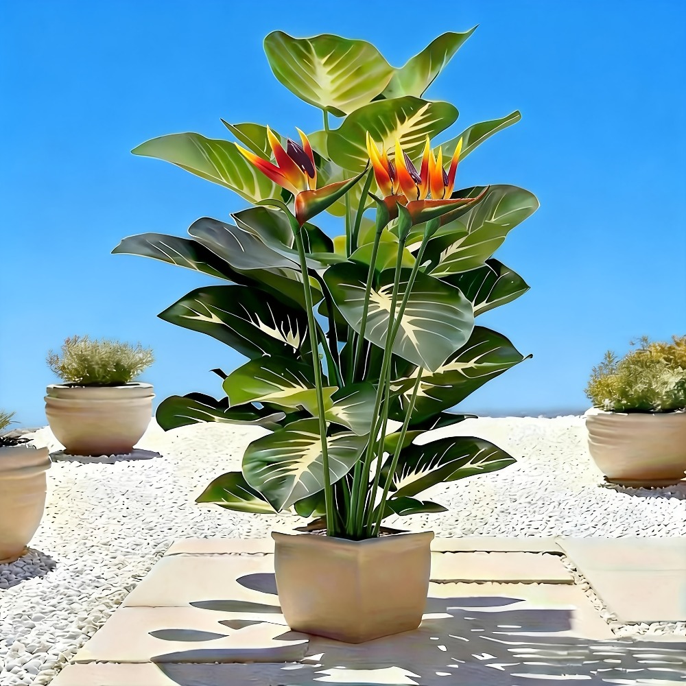 Artificial Bird of Paradise an - Home Office Call Center recension och pris