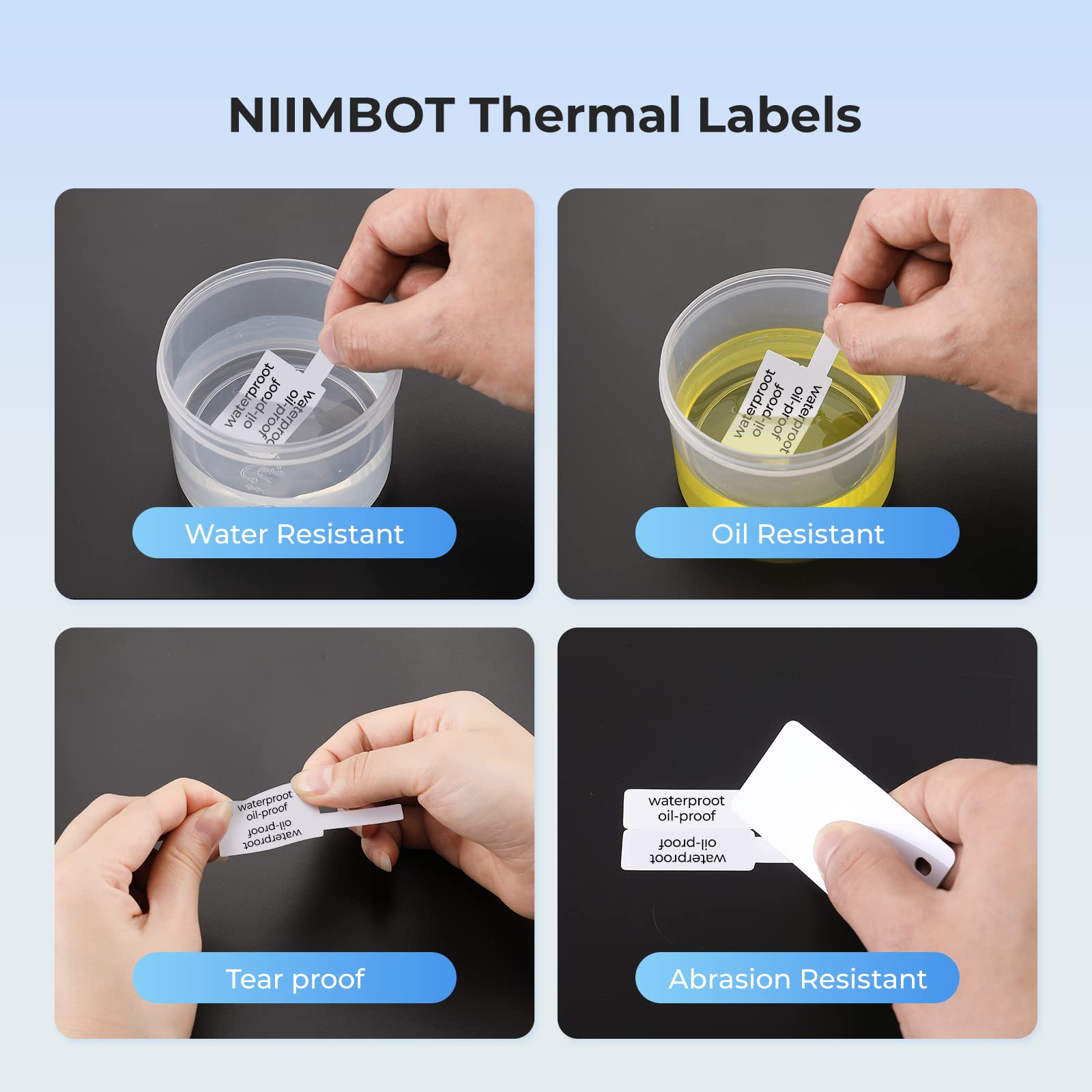Niimbot Color Cable Label Wate - Label Maker Machine recension och pris