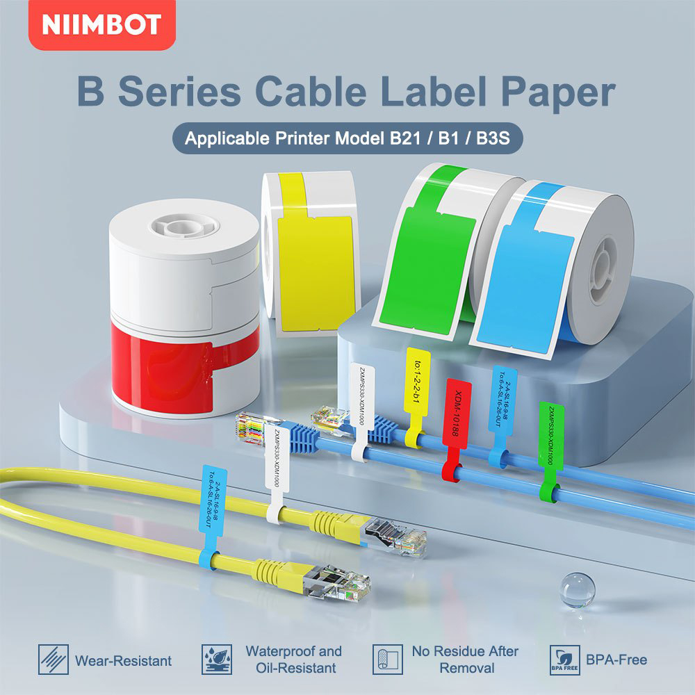 Niimbot Cable Label Portable P - Label Maker Machine recension och pris