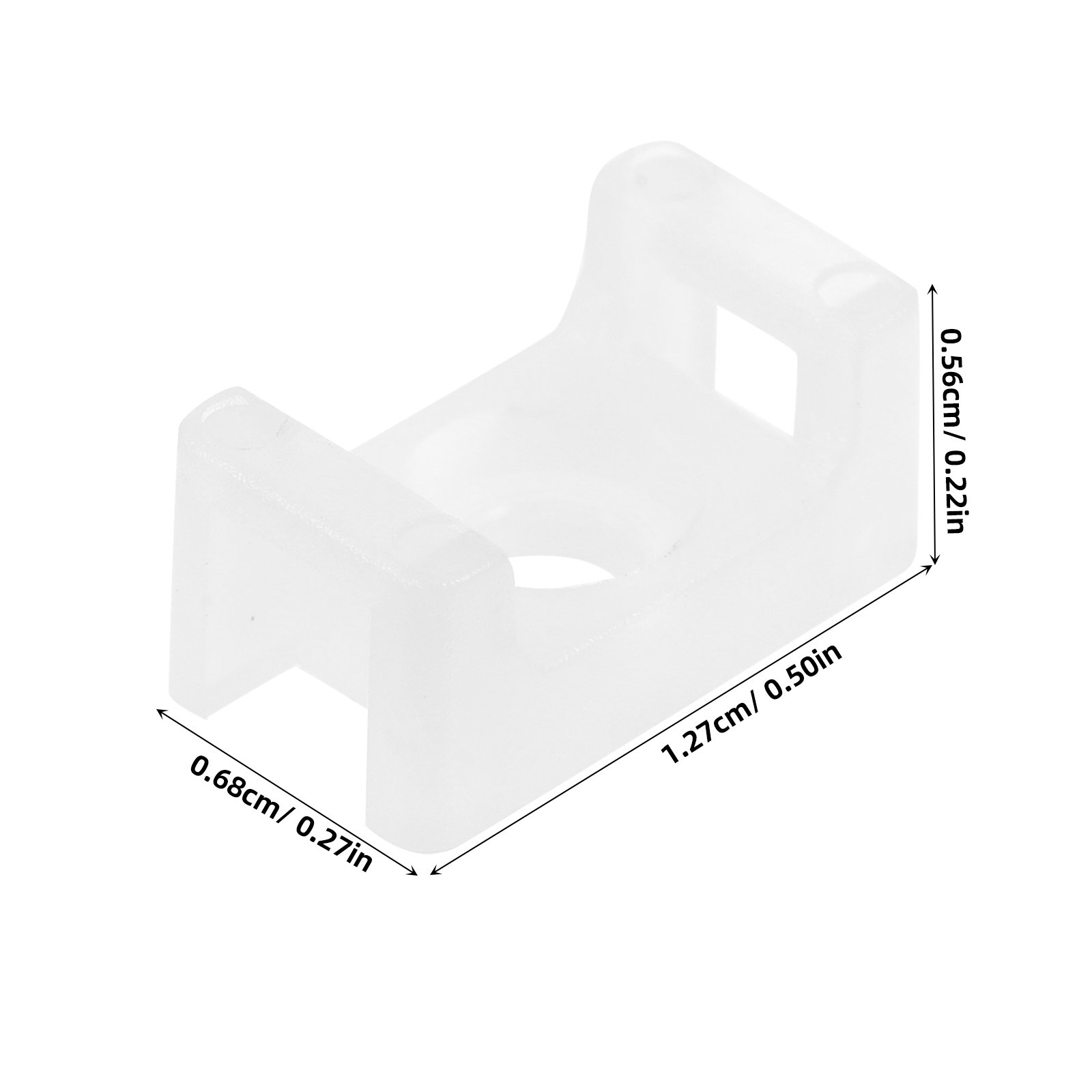 100Pcs Cable Tie Mount Saddle  - Home Office Industrial Design recension och pris