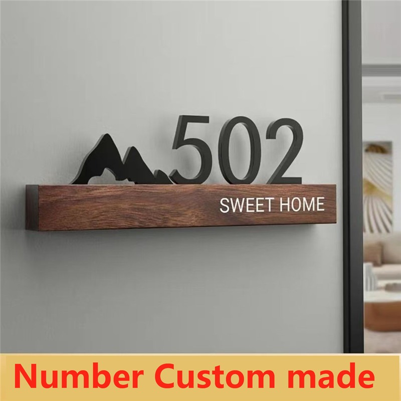 Acrylic Door Plate Shop Sign C - Address Home Office recension och pris
