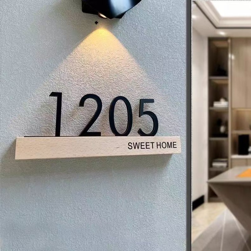 Acrylic Door Plate Shop Sign C - Address Home Office recension och pris