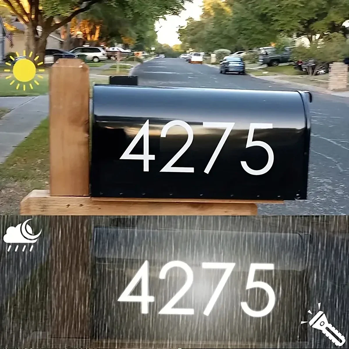 Reflective Digital stickers ma - Address Home Office recension och pris