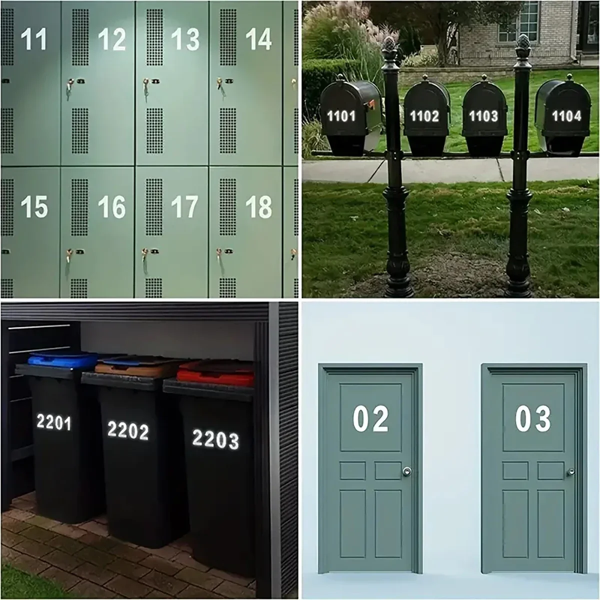 Reflective Digital stickers ma - Address Home Office recension och pris