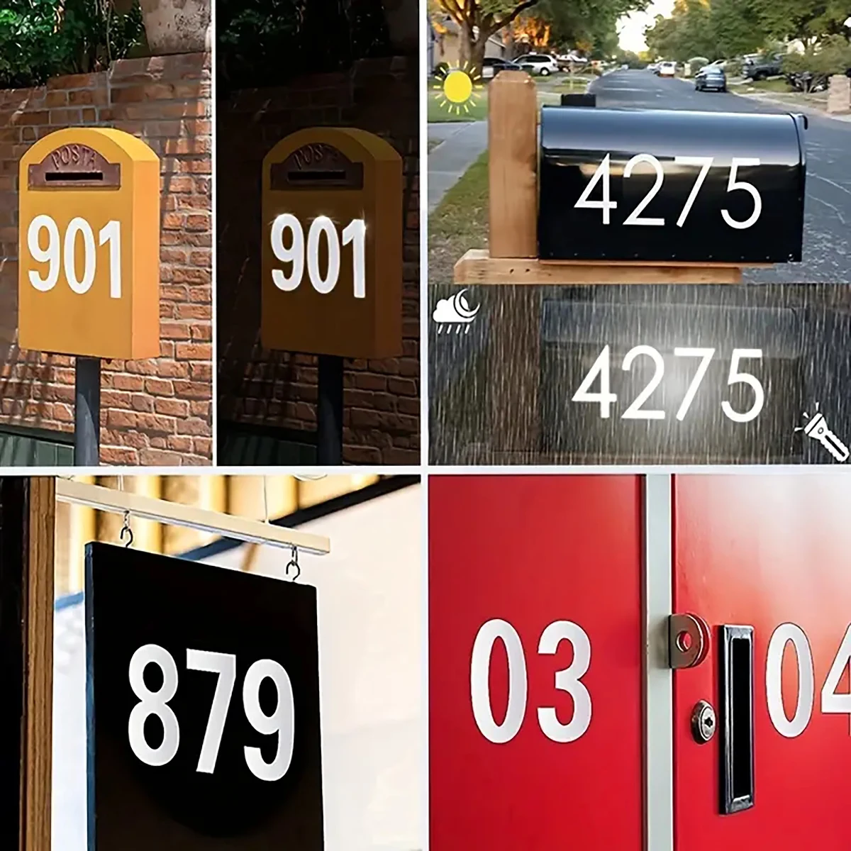 Reflective Digital stickers ma - Address Home Office recension och pris